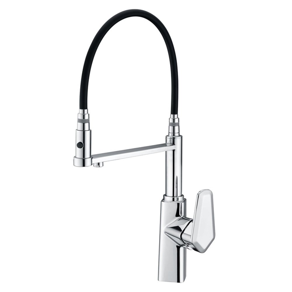 3-in-1 Kitchen Faucet with Pull-Out Sprayer and Drinking Water Outlet, Chrome