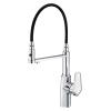 3-in-1 Kitchen Faucet with Pull-Out Sprayer and Drinking Water Outlet, Chrome view 1