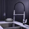 3-in-1 Kitchen Faucet with Pull-Out Sprayer and Drinking Water Outlet, Chrome view 2