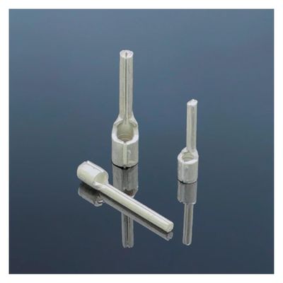 Uninsulated Pin Terminal Crimp Connectors, Pure Copper, AWG 22–10, 50 Pieces