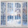 SDOTPMT 2.5 × 1.8 m Winter Forest Christmas Photography Backdrop view 1