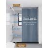 Momooda Waterproof Folding Shower Curtain, Gray Blue, 200 x 200 cm view 2