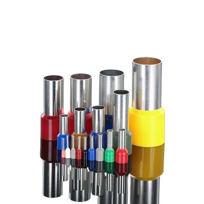 CZAOINCU E0208 E0308 E0508 E7508 E1008 Insulated Wire Ferrule Terminal Connector, Cold-Crimp Electrical Joint (E0206, 0.2 mm², Nylon Insulation)