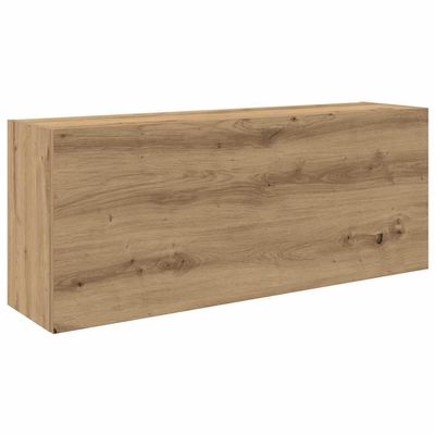 vidaXL Bathroom Wall Cabinet Artisan Oak 39.4 x 9.8 x 15.7 in Engineered Wood