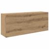 vidaXL Bathroom Wall Cabinet Artisan Oak 39.4 x 9.8 x 15.7 in Engineered Wood view 1