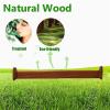 GQQGSHOP Oval Wooden Closet Rod Kit, 40–150 cm view 2
