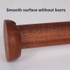 GQQGSHOP Oval Wooden Closet Rod Kit, 40–150 cm view 3