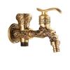 Wall-Mounted Antique Dragon Brass Faucet view 1