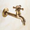 Wall-Mounted Antique Dragon Brass Faucet view 3