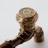Wall-Mounted Antique Dragon Brass Faucet view 4