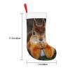 Funny Squirrel Christmas Stocking view 4