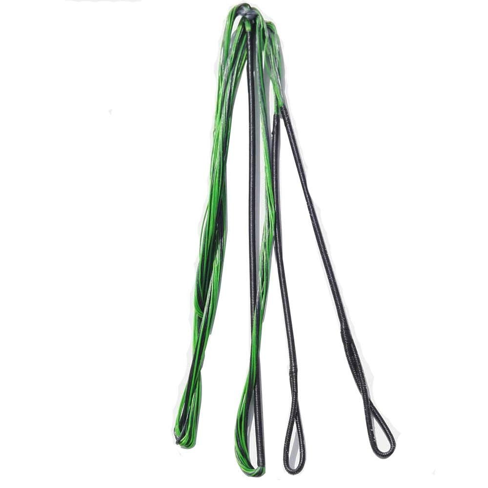 wolfman B-55 Dacron Recurve Bowstring, AMO 44–70 in, 14-Strand Handmade Replacement String, Type 4: AMO 47 in (Actual 43.5 in)