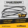 wolfman Dacron Bowstring for Recurve, Longbow, and Traditional Bows, 16-Strand, Handmade, AMO 44–70 in (Type 9: AMO 53 in, Actual 49.5 in) view 3