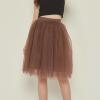 Sobzia Women's Tulle Dress, Short Layered Puffy Ballet Tutu Skirt for Teens view 2