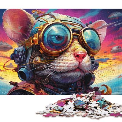 1000-Piece Colorful Robot Mouse Puzzle for Adults