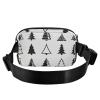 Multipurpose Waist Bag with Adjustable Strap, Christmas Tree Illustration view 2