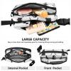 Multipurpose Waist Bag with Adjustable Strap, Christmas Tree Illustration view 4