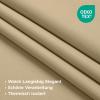 Joydeco Beige Blackout Curtains with Hidden Loops view 2