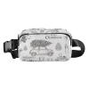 Women's, Men's & Teens' Crossbody Wallet Mini Waist Bag with Adjustable Strap, Christmas Pattern view 1