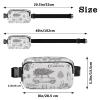 Women's, Men's & Teens' Crossbody Wallet Mini Waist Bag with Adjustable Strap, Christmas Pattern view 3