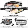 Women's, Men's & Teens' Crossbody Wallet Mini Waist Bag with Adjustable Strap, Christmas Pattern view 4