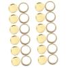 AUTSUPPL Canning Lids, 70 mm Replacement Lids, 12-Pack, Tinplate, for Screw-Top Jars, Candy and Sauces view 1