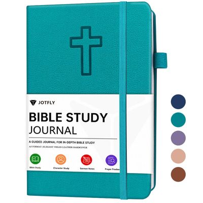 JOTFLY Bible Study Journal, Aquamarine