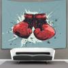 VFKLZCNYR 3D-Printed Boxing Gloves Tapestry Wall Hanging, Room Decor for Boys and Girls, 180 x 230 cm view 1
