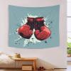 VFKLZCNYR 3D-Printed Boxing Gloves Tapestry Wall Hanging, Room Decor for Boys and Girls, 180 x 230 cm view 3