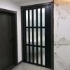 CHZDPP Customizable Telescopic Folding Door, 76/91/121/152/173/234 cm Accordion Interior Door with Handles and Glass, 60 x 95 in (152 x 241 cm) view 1