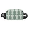 Fashionable Christmas Tree Waist Bag for Women, Men and Teens, Waterproof, Zipper Closure, Adjustable Strap, for Travel, Gym and Work, One Size view 1