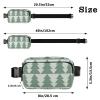 Fashionable Christmas Tree Waist Bag for Women, Men and Teens, Waterproof, Zipper Closure, Adjustable Strap, for Travel, Gym and Work, One Size view 3