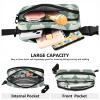 Fashionable Christmas Tree Waist Bag for Women, Men and Teens, Waterproof, Zipper Closure, Adjustable Strap, for Travel, Gym and Work, One Size view 4