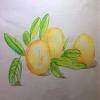 Painting Stencils, A4, 29 cm, Orange Leaves, Reusable DIY Craft Stencils view 2