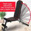 MYVVKIA Adjustable Weight Bench, 90° Flat Folding Bench for Home Fitness view 4