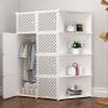 CWCQGH Modular Portable Wardrobe Storage Cube for Shoes and Clothing view 1
