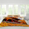 MOKOSAISE Modern Temple Architecture Golden Ginkgo Leaves 3-Piece Duvet Cover Set, 260 x 240 cm view 3