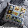 Loussiesd Cute Dog Fabric by the Yard, 920 x 150 cm, Football Theme, Waterproof Outdoor Upholstery Fabric view 4