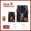 Outdoor Wildlife Deer Antler 3D Christmas Drawstring Gift Bags, Medium/Large view 4