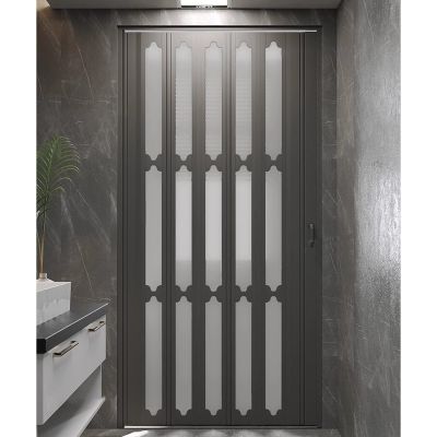 CHZDPP Telescopic Folding Door, Foldable Door for Small Spaces, Room Divider for Balcony or Kitchen, Interior Accordion Door Set with Accessories, Customizable Size and Color (80 x 60 in / 203 x 152 cm)