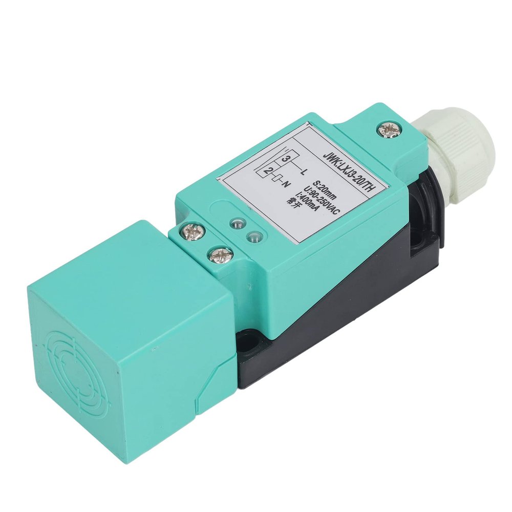 Inductive Analog Sensor PNP NO Proximity Switch for Positioning Control, 1-Pack