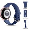 JunXiangRui Mastten Silicone Bands for Galaxy Watch, Black + Blue + Gray, 20 mm view 2