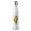 MAXIKIWI Single-Wall Aluminum Water Bottle, 500 ml, BPA-Free, Leakproof, Little Girl with Flowers view 1