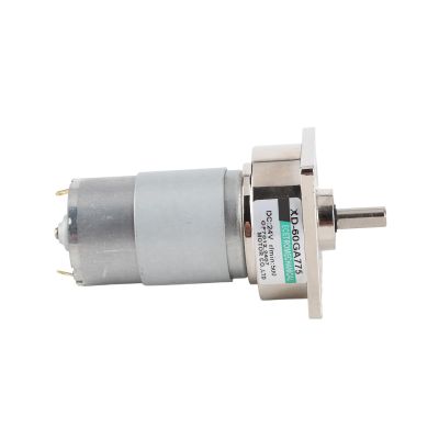 Adjustable 35 W DC Metal Gear Motor, Clockwise/Counterclockwise Torque, 24 V 500 RPM
