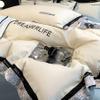 Rozhuhro Cotton Duvet Cover Set, Queen Size, Gray 6, Twin XL view 4