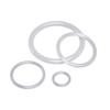 5 White Food-Grade Silicone O-Rings, 122 × 132.6 × 5.3 mm view 1