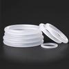 5 White Food-Grade Silicone O-Rings, 122 × 132.6 × 5.3 mm view 2