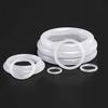 5 White Food-Grade Silicone O-Rings, 122 × 132.6 × 5.3 mm view 3