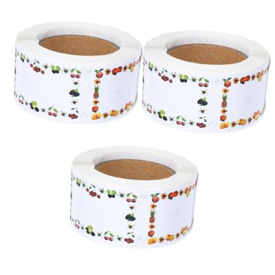 DIYEAH 750-Piece Self-Adhesive Name Labels, Colorful Stickers for School, Clothing, Bottles and Containers