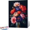 Paint by Numbers Rose Kit for Adults and Children Ages 9+, 70 x 95 cm, 2–4 view 1